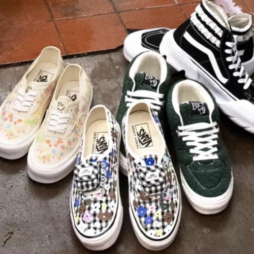 [unclev1966] Vans X Sandy Liang 聯名 蝴蝶 線條 微笑 安納海姆 百搭款