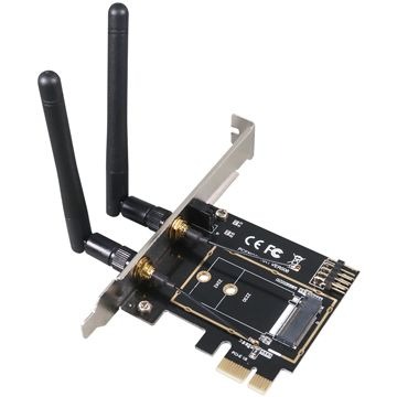 伽利略 M.2 WiFi/BT to PCI-E 轉接卡 （MWBTPE）