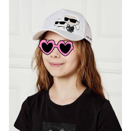 ✴Sparkle歐美精品✴ Karl Lagerfeld 側身老佛爺卡爾+貓咪棒球帽 帽子 青年版 現貨真品