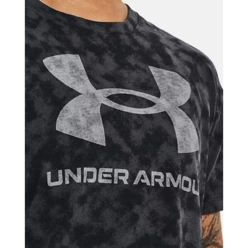 女子 UA Logo Heavyweight 高磅數 短袖上衣 黑色