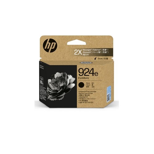 HP 924e 黑色墨水匣 4K0V0NA