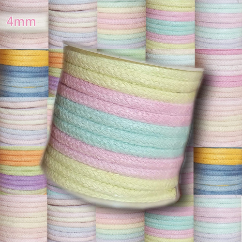 西西手工藝材料 26367 段染包心綿線#4(線徑4mm/長約480cm 包芯綿線 編織繩編織線 燈繩 棉繩線 滿額免運