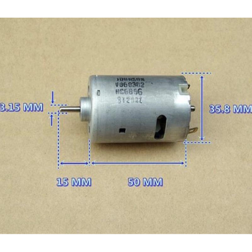 (全新散裝庫存/1只) 德昌 545電機 雙滾珠軸承 DC12V-18V 高速 大扭力 馬達 手電鑽電機