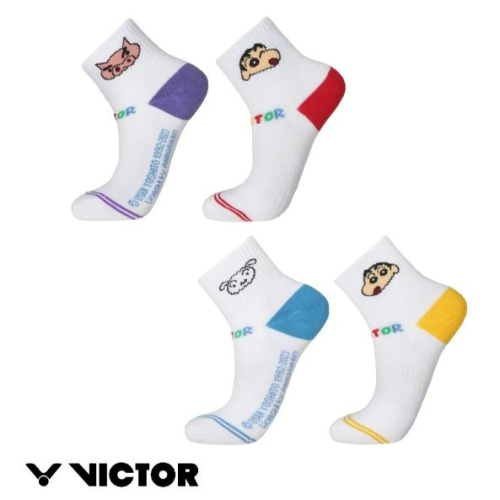 (羽球世家) 勝利 羽球襪 VICTOR X 蠟筆小新 成人襪C-5123 5124 童襪C-5125 CS )