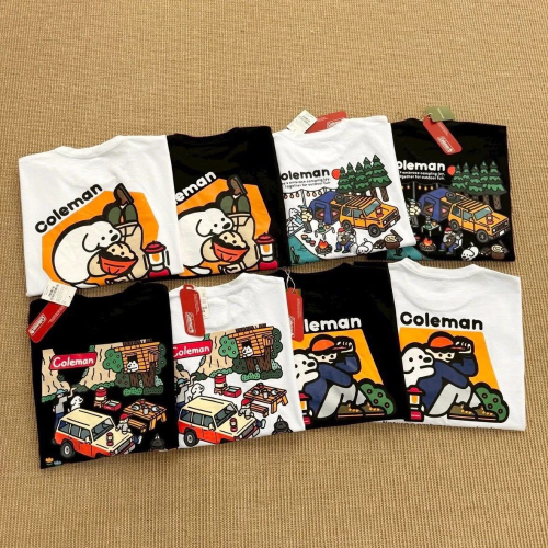 本次帶來的是重磅Coleman FREAK STORE 聯名戶外野營風情侶短袖T恤