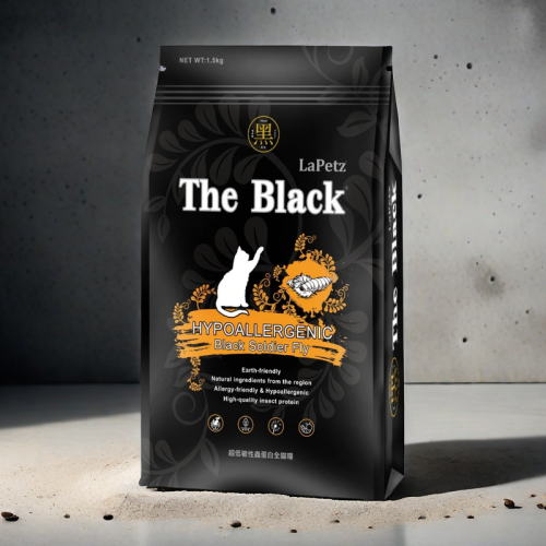 【貓找泥】樂倍 The Black 黑水虻蟲蛋白貓飼料 狗飼料 單一肉源400g-1.5kg