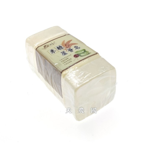 [天農國-西螺農會]西螺鎮農會穗美人米糠蘆薈皂(500g內切5塊)*1條