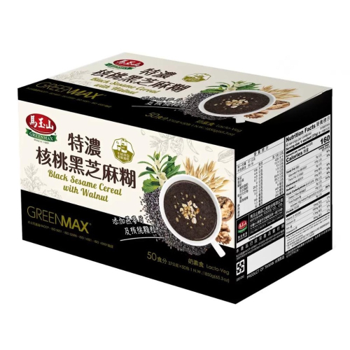 【COSTCO】馬玉山 特濃核桃黑芝麻糊 37g X 50包