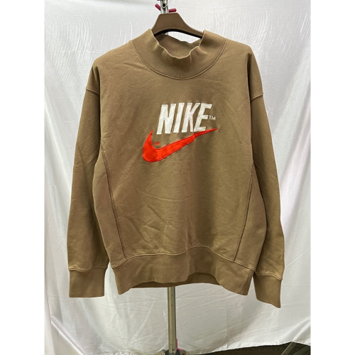 Nike 男女同款L 厚磅 落肩 小高領大學T