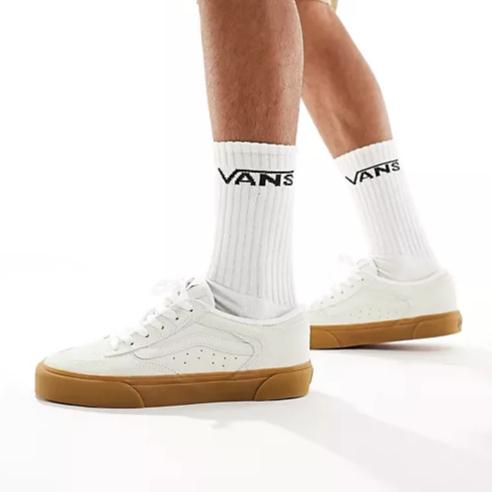 [unclev1966] Vans Rowley Classic 白色 素色 簡約 深膠底 日韓風 百搭 滑板鞋