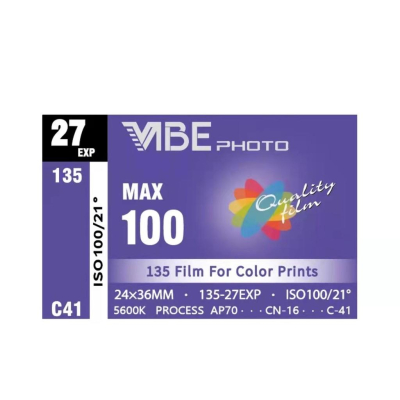 【eYe攝影】現貨 德國?? VIBE 彩色 27張 ISO 100 負片 膠卷 135 軟片 底片