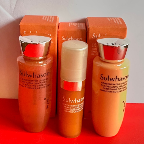 雪花秀 Sulwhasoo 滋陰蔘極萃水 滋陰蔘極萃乳25ml 滋陰蔘緊膚晶萃 5ml 全新 小樣