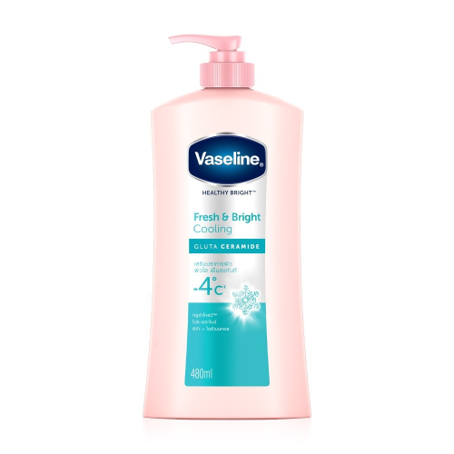 【Vaseline 凡士林】身體潤膚乳液-清新涼感透亮(480ml)【8343】
