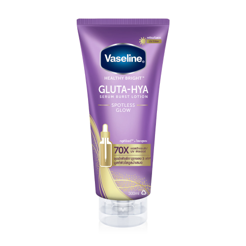 【Vaseline 凡士林】Gluta-Hya 70X 蝦紅素煥彩透亮精華身體乳(300ml)【8880】