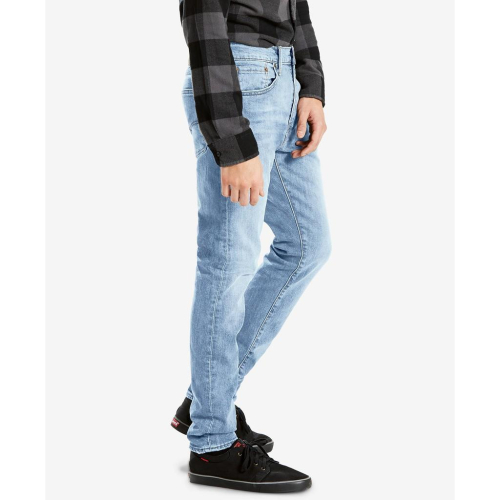 【彈性錐型窄版28-42腰】美國LEVIS 512 Slim Taper Henry 仿舊水洗藍小直筒牛仔褲510