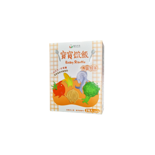 台灣 飯友生技 粉醬鮭魚寶寶燉飯 副食品 飯 150g/包 1盒有兩包 08686