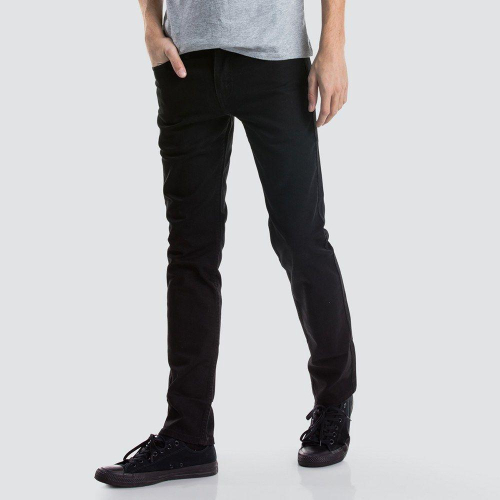 【養褲原色黑褲28-42腰】美國LEVIS 511 Slim 黑色素面合身彈性低腰窄管百搭小直筒牛仔褲丹寧褲優惠510
