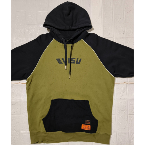 (0035) EVISU 帽T 胸圍116 衣長70 1EAHTM9SW316XX