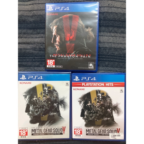 PS4 全新&中古 中文版遊戲片 《潛龍碟影5 幻痛》原爆點+幻痛 特攻神碟