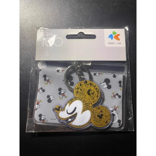 ?全新低於原價售?迪士尼100造型一卡通/ 米奇頭 附卡套