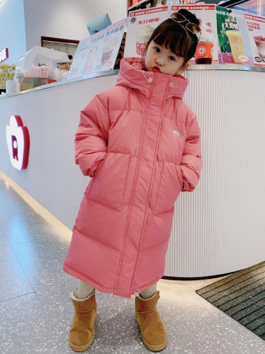 寶貝童裝Next balaba男童羽絨服2023秋冬新款中大童休閒女童長款加厚外套