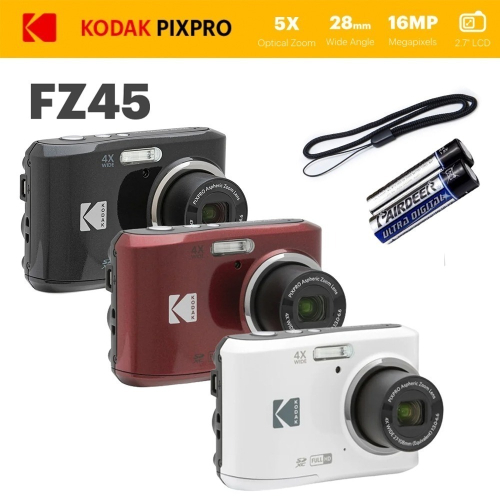 【eYe攝影】現貨 柯達 KODAK PIXPRO FZ45 16MP 數位相機 AA電池 光學變焦 隨身相機 可印日期