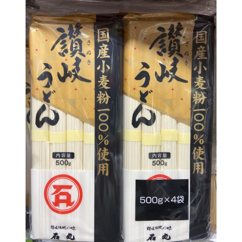 ISHIMARU石丸製麵讚岐細烏龍麵 500公克X4包入-吉兒好市多COSTCO代購