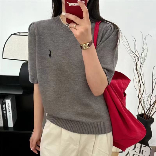 RL polo 小馬標圓領針織衫 T恤 上衣 修身 精緻針織♥️顏色都好美！百搭好氣質 私留推！