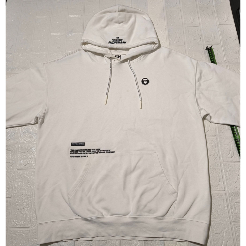 (9856) AAPE 帽T 胸圍130 衣長77