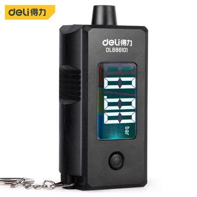 【RJ工具網】夜顯版【液晶顯示胎壓計】得力-DL886101/胎壓計/數位顯示/胎紋尺/自動偵測/胎紋針/深度計