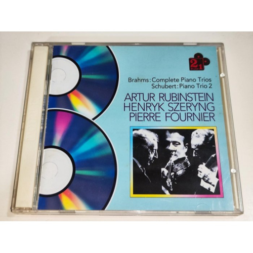 好音悅 Szeryng 謝霖 Rubinstein 魯賓斯坦 Fournier 傅尼葉 布拉姆斯 鋼琴三重奏 2CD