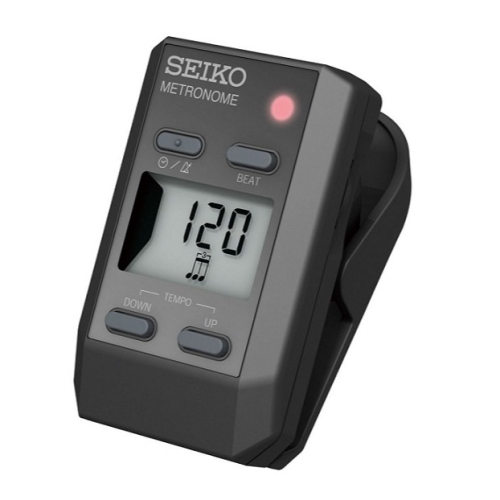 陽光琴行 全新 公司貨 SEIKO 節拍器 DM51 黑色 夾式電子節拍器 公司貨 附保固卡