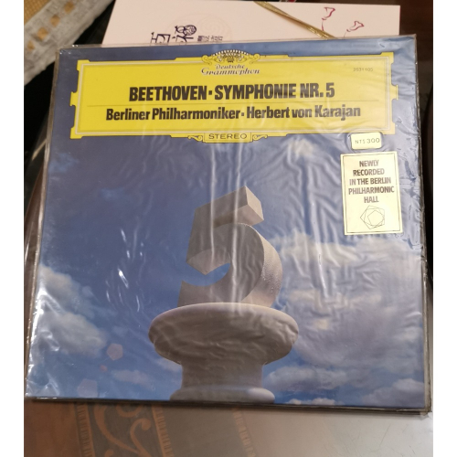未拆封老黑膠Beethoven Symphony 5 Berlin Philharmonic Karajan LP