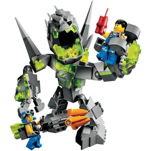 二手已組 有說明書 有外盒 無缺件 樂高 LEGO 8962 水晶石魔王