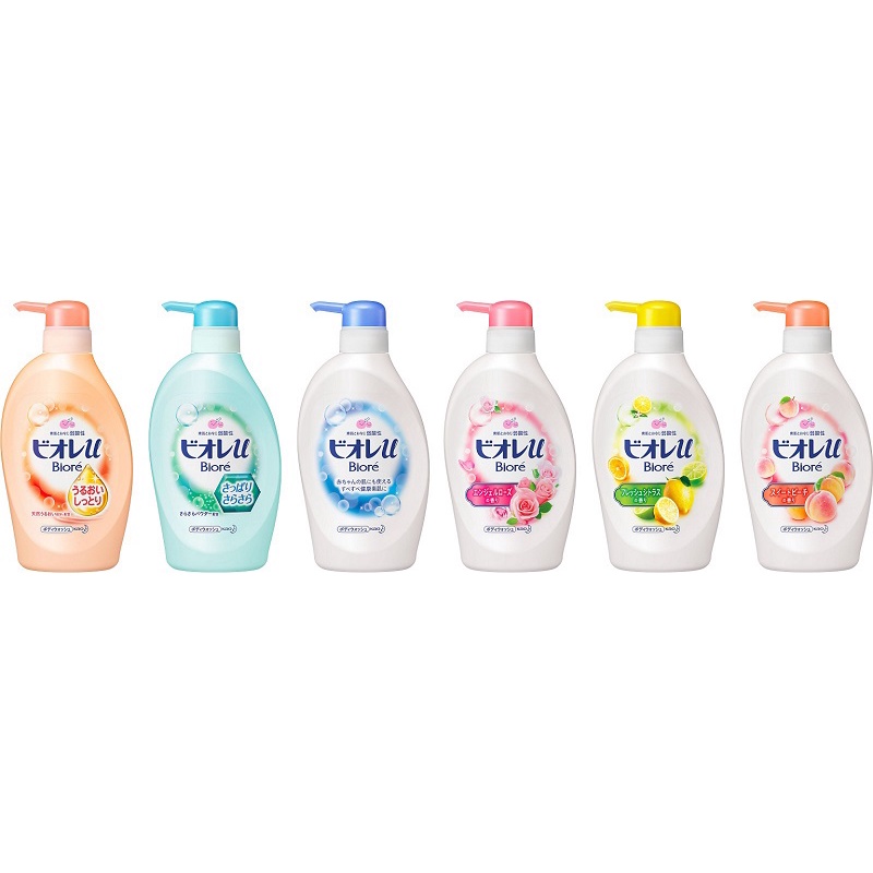 日本原裝 KAO BIORE 弱酸性 沐浴露 沐浴乳 480ml