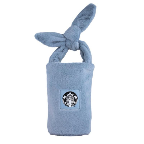 星巴克毛茸月兔綁帶隨行杯袋 STARBUCKS 蝦皮最便宜 原價$390元特價$270元馬上出貨
