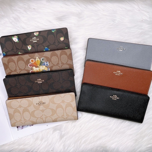 美國代購 台灣現貨 Coach 兩折薄長夾