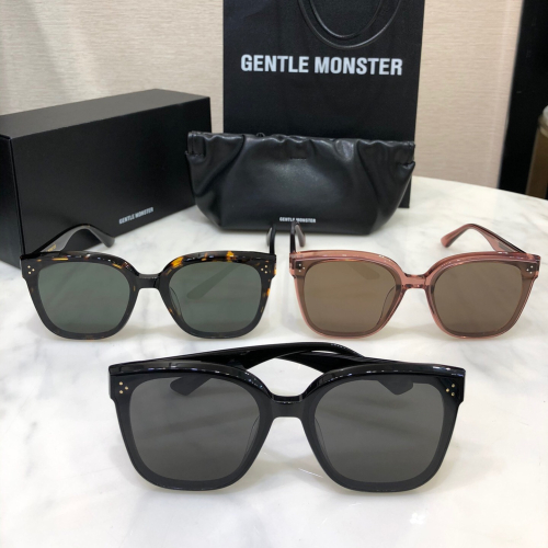 GENTLE MONSTER墨鏡 GM墨鏡 Rick墨鏡 明星同款墨鏡 黑色大框墨鏡 男女同款太陽眼鏡 方框墨鏡 黑色粉
