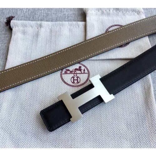 愛馬仕 Hermes 女生腰帶 2.4cm 雙面皮帶
