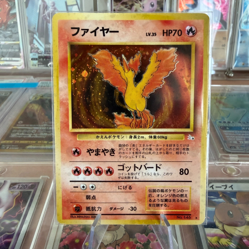 1997 日版 火焰鳥 化石系列 Arita 閃卡 絕版老卡 初代 老卡背 oldback