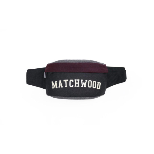 【Matchwood】 Handy 腰包 黑棗紅毛料款
