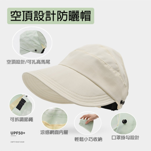 空頂設計防曬帽 現貨?可扎馬尾帽 明星同款遮陽帽 防曬帽 海邊草帽 編織帽 海灘帽 空頂帽 防曬遮陽帽 STARS