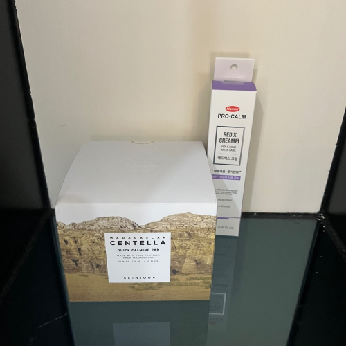 黑眼圈眼+skin1004棉片
