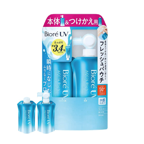 好市多現貨快出【Biore】UV 含水防曬保濕水凝乳樂易包(120公克+補充包120公克) 防曬 蜜妮 Biore 保濕