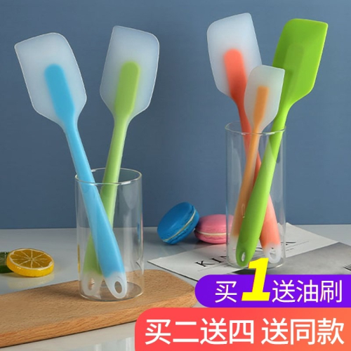 烘焙工具硅膠鏟子耐高溫橡皮家用一體式刮刀切面奶油蛋糕刮板抹刀