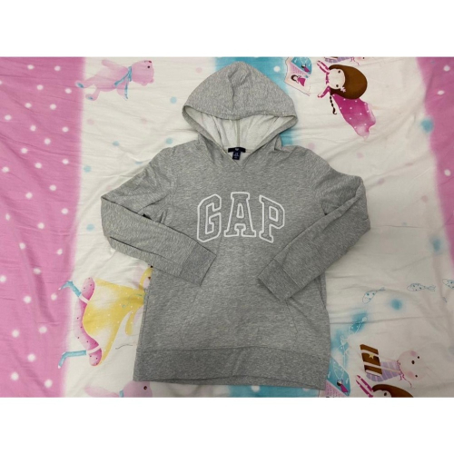 二手 女 GAP 帽T 灰色 XS號 連帽大學T 棉 休閒 上課 上班 居家 美國 品牌 日本 門市 古著