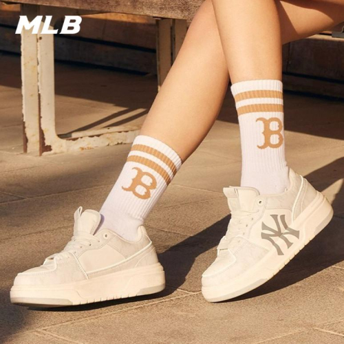 ??韓國代購 免運 MLB 老花學長鞋 板鞋 老爹鞋 24SS 休閒鞋 NY 紐約洋基隊 3ASXCLD