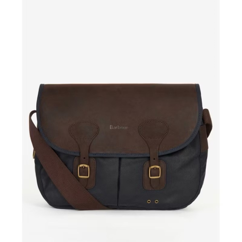 【現貨】 正品 Barbour Wax Leather Tarras 油布斜背包
