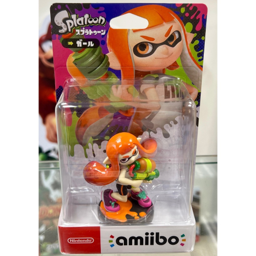 不含遊戲 switch Amiibo 漆彈大作戰 橘色女孩 漆彈女孩 Orange Girl 全新［士林遊戲頻道］