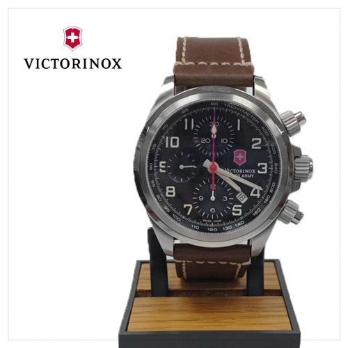 VICTORINOX 瑞士維氏 腕錶 皮革/不鏽鋼 機械錶 25160【福利出清】